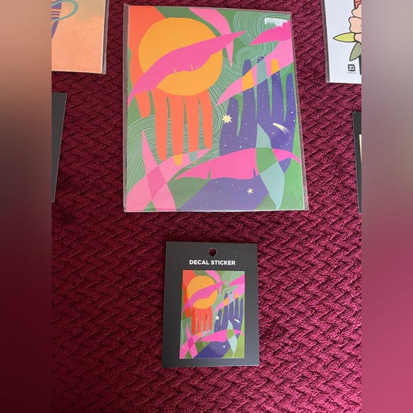 ✋🏼 * NWT* Art Print & Sticker Bundle - Picture 2 of 7